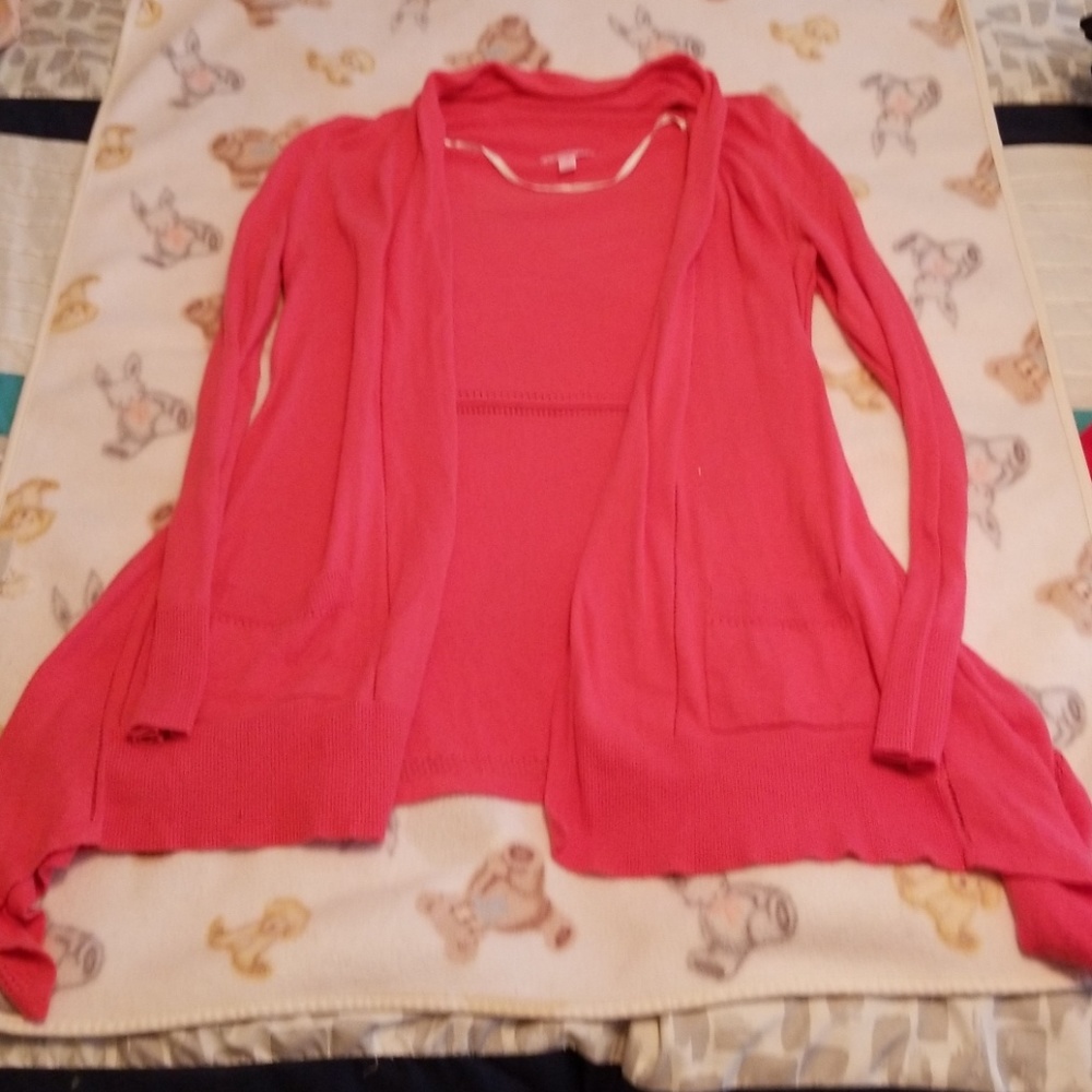 Lilly pulitzer pink cardigan